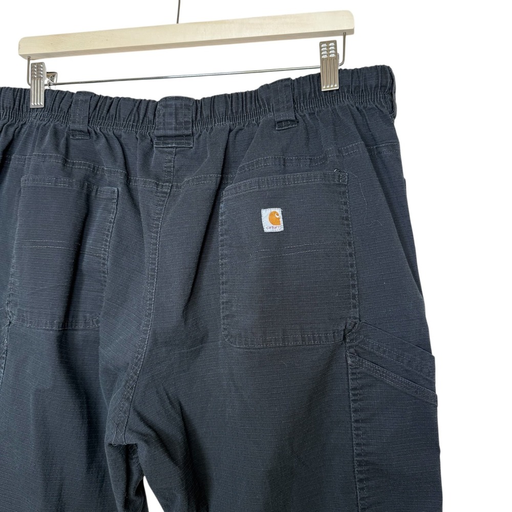 Womens Black Cargo Pants - Classic Utility Style - Picture 4 of 5
